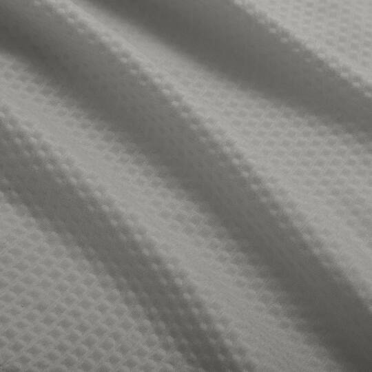 Bath Bliss Heather Gray Microfiber Soft Touch Shower Diamond Design Curtain Liner